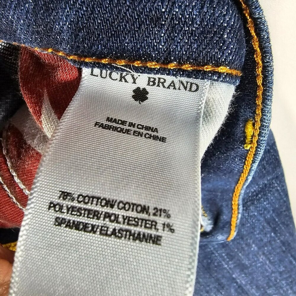 Lucky Brand Sweet 'N Crop Mid Rise Capri Jeans Women's Size 8/29 Blue 29x24" - Picture 6 of 9